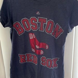 Boston Red Sox Navy Blue T-Shirt Size M
